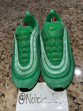 Nike Air Max 97 Green Athletic Sneakers